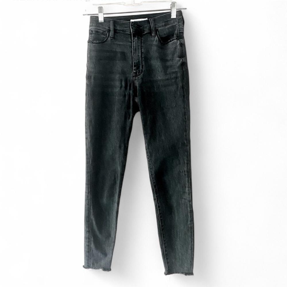 PACSUN BLACK SUPER HIGH RISE JEGGING DENIM JEANS SIZE 24